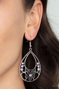 Meadow Marvel - Purple Earrings