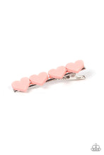 Load image into Gallery viewer, Sending You Love - Pink Hair Clip
