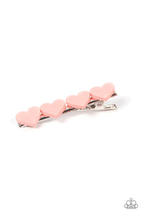 Sending You Love - Pink Hair Clip