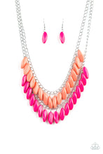 Load image into Gallery viewer, Beaded. Boardwalk - Pink Necklace
