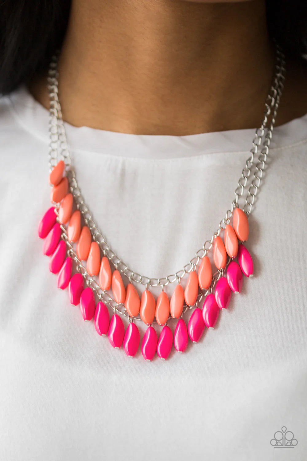 Beaded. Boardwalk - Pink Necklace