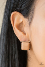 Load image into Gallery viewer, Eco Elegance - Brown Earrings
