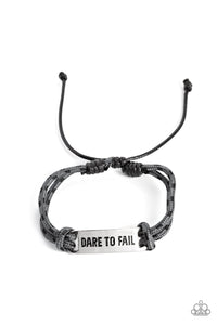 Dare To Fail - Silver Bracelet