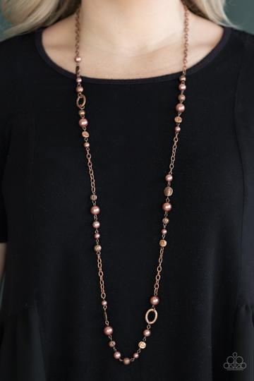 Make An Appearance Copper Necklace