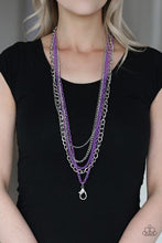 Load image into Gallery viewer, Industrial Vibrance  - Purple Lanyard
