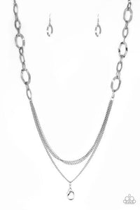 Street Beat Lanyard Necklace Silver