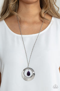 Inner Tranquility- Purple Necklace