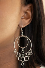 Load image into Gallery viewer, Roundabout Radiance - Silver Earring
