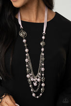 Load image into Gallery viewer, All the Trimmings - Pink Necklace
