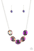 Load image into Gallery viewer, Cosmic Closeup - Purple Necklace
