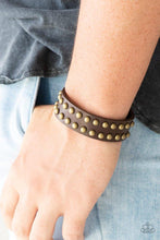 Load image into Gallery viewer, Biker Bold - Brown Urban Bracelet
