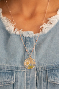 Floral Embrace - Rose Gold Necklace