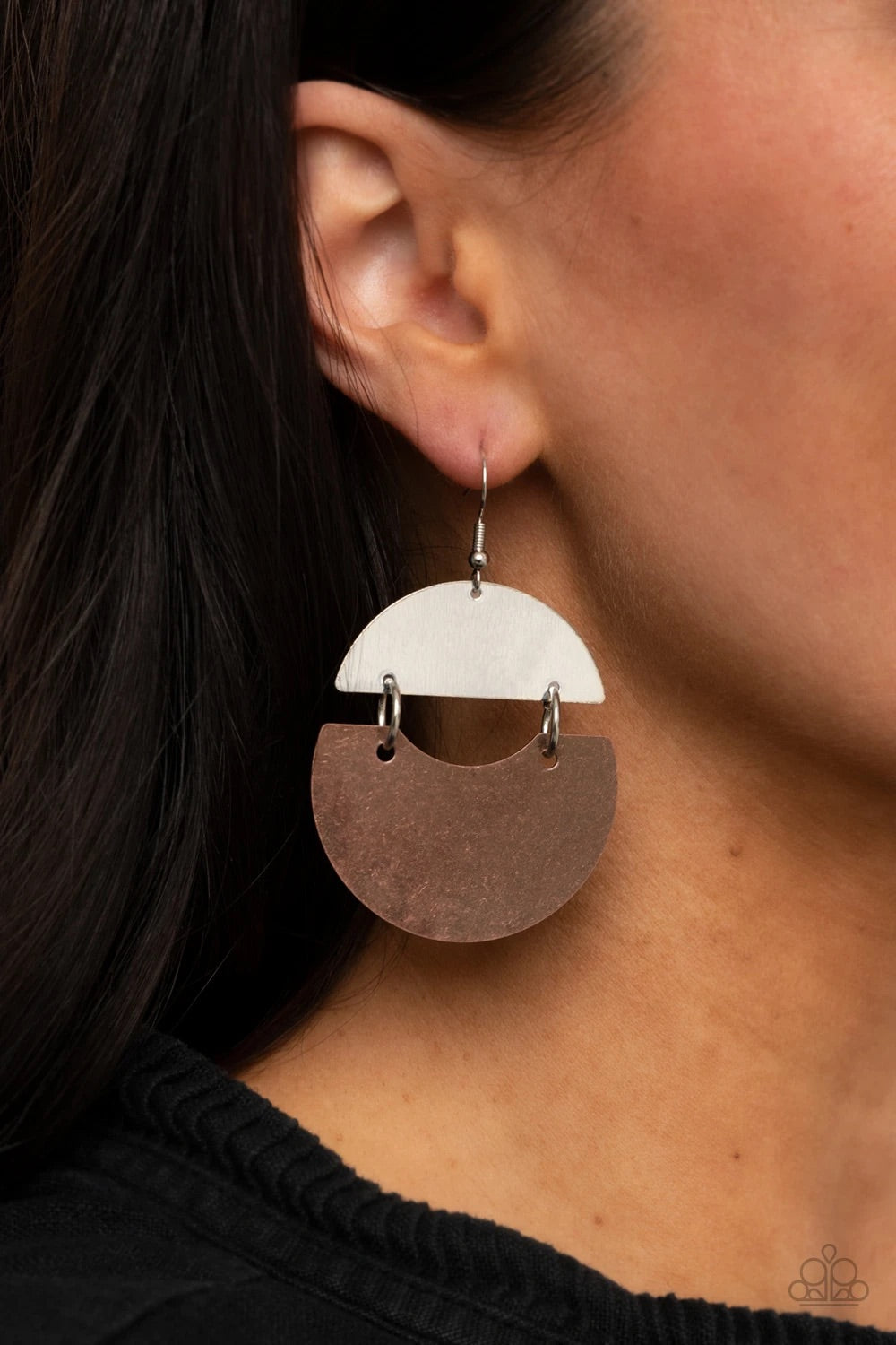 Watching the Sunrise- Copper Earring