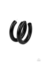 Load image into Gallery viewer, I Wood Walk 500 Miles - Black Earring
