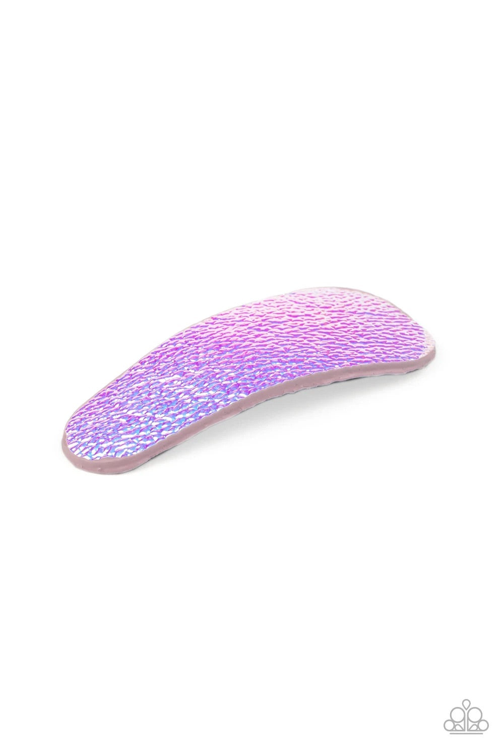 Clip it Good - White iridescent Hair Clip