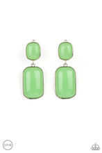 Load image into Gallery viewer, Meet Me at the Plaza - Green Clip-On Earring
