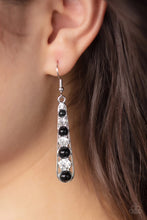 Load image into Gallery viewer, Drawn Out Drama - Black Earrings
