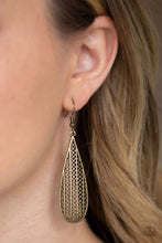 Load image into Gallery viewer, Tera Tears - Brass Earrings
