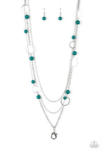 Load image into Gallery viewer, Beachside Babe - Green Lanyard Necklace
