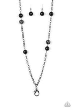 Load image into Gallery viewer, Fashion Fad - Black Lanyard Necklace
