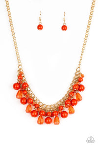 Tour de Trendsetter- Orange Necklace