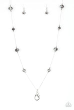 Load image into Gallery viewer, Champagne On The Rocks - Silver Lanyard Necklace
