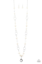 Load image into Gallery viewer, Prized Pearls - White Lanyard
