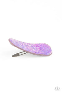 Clip it Good - White iridescent Hair Clip