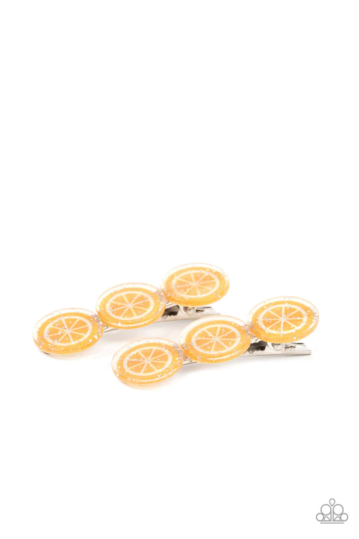 Charismatic Citrus - Orange Hair Clip