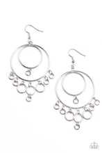 Load image into Gallery viewer, Roundabout Radiance - Silver Earring
