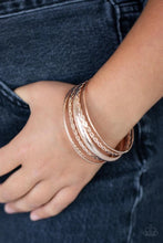 Load image into Gallery viewer, Trophy Texture- Rose Gold Bracelet
