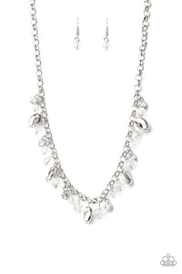 Downstage Dazzle - White Necklace