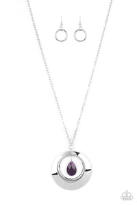 Inner Tranquility- Purple Necklace