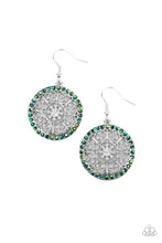 Load image into Gallery viewer, Bollywood Ballroom - Green Earrings
