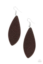 Load image into Gallery viewer, Surf Scene - Brown Earrings
