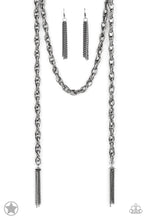 Load image into Gallery viewer, Scarfed For Attention- Black Necklace
