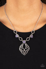 Load image into Gallery viewer, Contemporary Connections- Purple Necklace
